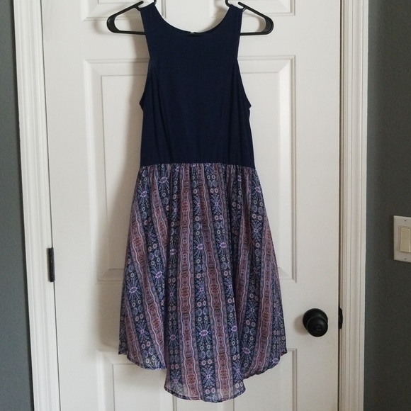 Xhilaration Dresses & Skirts - Navy Print Dress